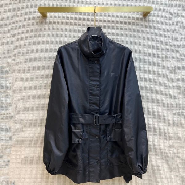 trench coat women designer jacket women nylon stand up collar black casual coat with belt spring clothes for woman, Black;brown
trench coat women designer jacket women nylon stand up collar black casual coat with belt spring clothes for woman, Black;brown