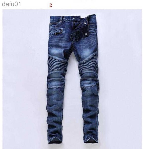 men's jeans men's distressed ripped skinny jeans fashion designer mens jeans slim motorcycle moto biker causal mens denim pants hi, Blue
men's jeans men's distressed ripped skinny jeans fashion designer mens jeans slim motorcycle moto biker causal mens denim pants hi, Blue