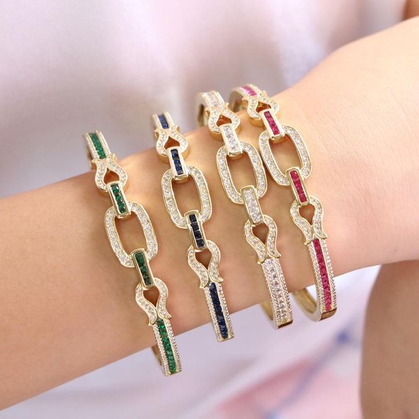 bangle 4pcs exquisite zircon chain shape bracelets bangle copper woman trendy brand bangle gold plated jewelry pulseira wholesale, Black
bangle 4pcs exquisite zircon chain shape bracelets bangle copper woman trendy brand bangle gold plated jewelry pulseira wholesale, Black
