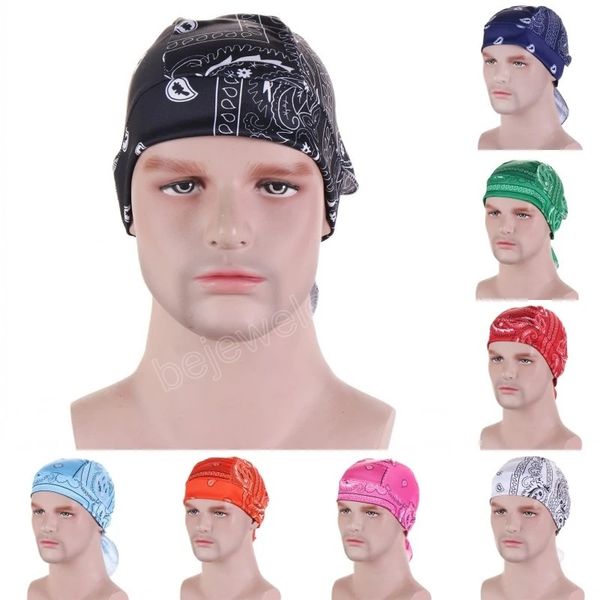 elastic printed bandanas cap fashion mens street hip hop turban pirate hat hipster style accessories, Blue;gray
elastic printed bandanas cap fashion mens street hip hop turban pirate hat hipster style accessories, Blue;gray