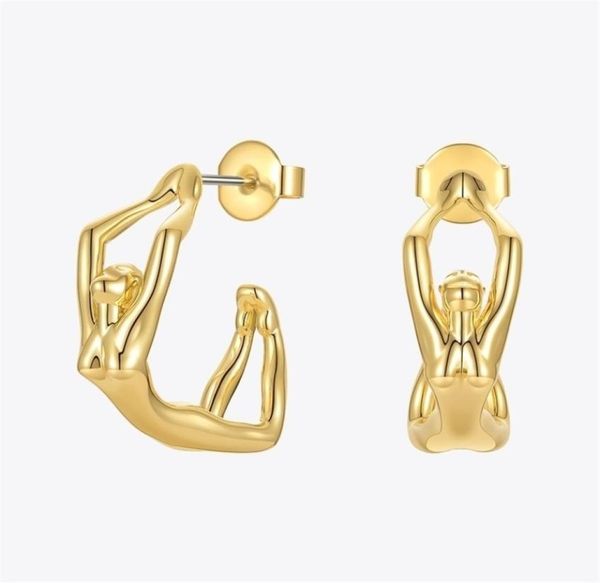 enfashion gymnast body stud earrings for women piercing earring human fashion jewelry friend gift pendientes mujer e211251 2204201392933, Golden;silver
enfashion gymnast body stud earrings for women piercing earring human fashion jewelry friend gift pendientes mujer e211251 2204201392933, Golden;silver