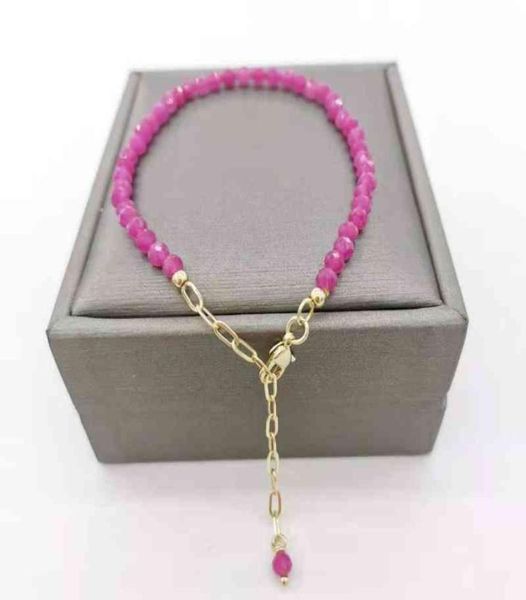 faceted ruby bracelet delicate adjustable 14k gold filled chains natural stone pulsera mujer unique women jewelry boho1115584, Golden;silver
faceted ruby bracelet delicate adjustable 14k gold filled chains natural stone pulsera mujer unique women jewelry boho1115584, Golden;silver