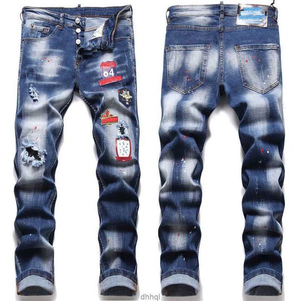 men badge rips stretch black jeans men's fashion slim fit washed motocycle denim pants panelled hip hop trousers 10200uvjjptnb, Blue
men badge rips stretch black jeans men's fashion slim fit washed motocycle denim pants panelled hip hop trousers 10200uvjjptnb, Blue
