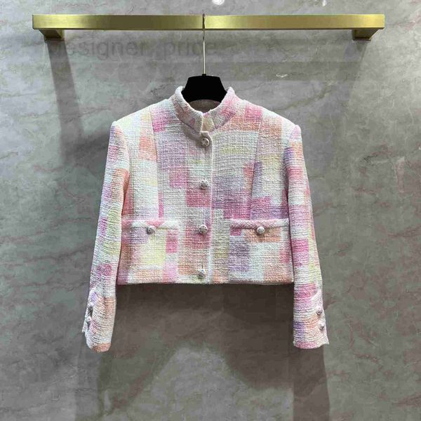 women's jackets designer french luxury tweed stand collar short coat small fragrance women's color pink plaid yku3, Black;brown
women's jackets designer french luxury tweed stand collar short coat small fragrance women's color pink plaid yku3, Black;brown