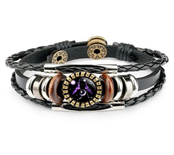 constellation punk bracelet retro alloy braided rope leather zodiac cuff handmade horoscope chain for men1060207, Black
constellation punk bracelet retro alloy braided rope leather zodiac cuff handmade horoscope chain for men1060207, Black