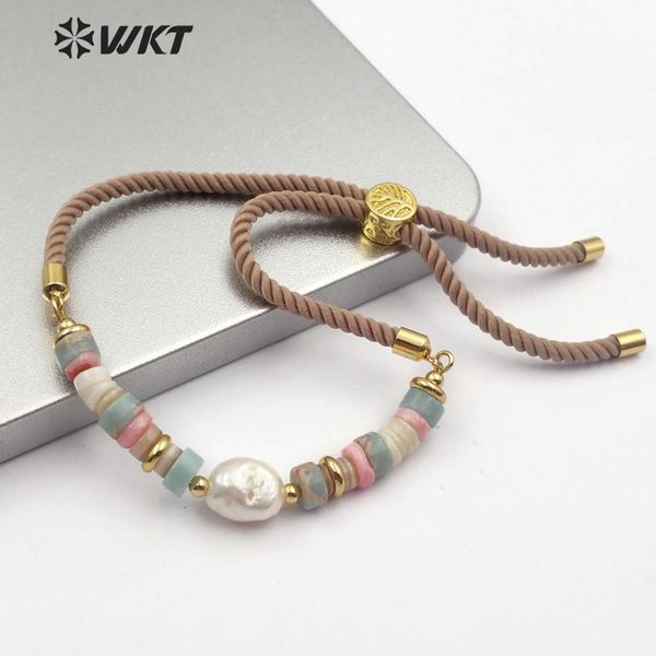 bangle wtb495 natural pearl themed cord bracelet with multi color shell beads bangle gold electroplated beads fashion bracelet jewelry, Black
bangle wtb495 natural pearl themed cord bracelet with multi color shell beads bangle gold electroplated beads fashion bracelet jewelry, Black
