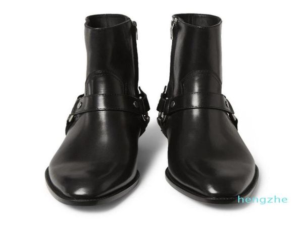 chelsea boots men solid color fashion pointed leather side zipper classic trend3087546, Black
chelsea boots men solid color fashion pointed leather side zipper classic trend3087546, Black