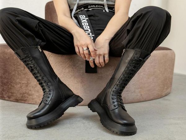 norberg genuine leather knight boots springautumn midcalf motorcycle boots narrow band zip round toe high 5cm8cm 2105078853693, Black
norberg genuine leather knight boots springautumn midcalf motorcycle boots narrow band zip round toe high 5cm8cm 2105078853693, Black