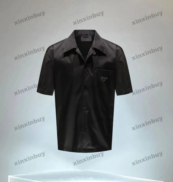 xinxinbuy men designer tee t shirt 23ss metal triangle label pocket nylon short sleeve cotton women black white loose style xs-2xl, Black;brown
xinxinbuy men designer tee t shirt 23ss metal triangle label pocket nylon short sleeve cotton women black white loose style xs-2xl, Black;brown