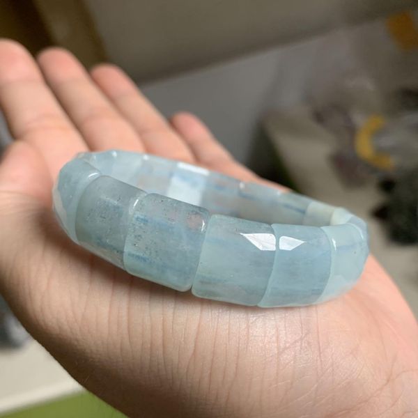 bangle aquamarine gemstone bangle natural aquamarine stone beads bracelet for woman for gift wholesale, Black
bangle aquamarine gemstone bangle natural aquamarine stone beads bracelet for woman for gift wholesale, Black
