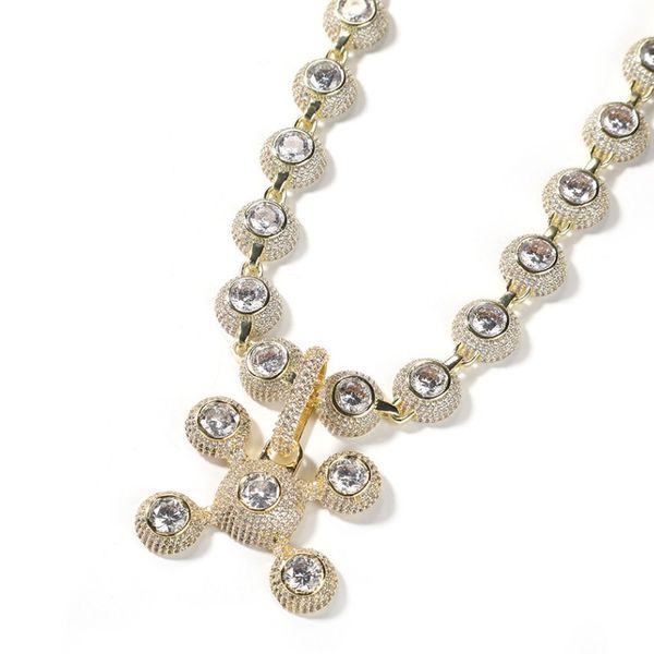 men cool fashion necklace gold silver plated full bling cz cross pendant necklace with 18/20inch cubic cuban chain for men women hip hop jew
men cool fashion necklace gold silver plated full bling cz cross pendant necklace with 18/20inch cubic cuban chain for men women hip hop jew