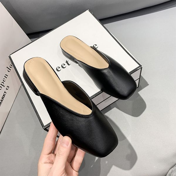 fashion womens outdoor sandals square close toe low heel slides beige ladies girls indoor slippers size 35-40, Black
fashion womens outdoor sandals square close toe low heel slides beige ladies girls indoor slippers size 35-40, Black