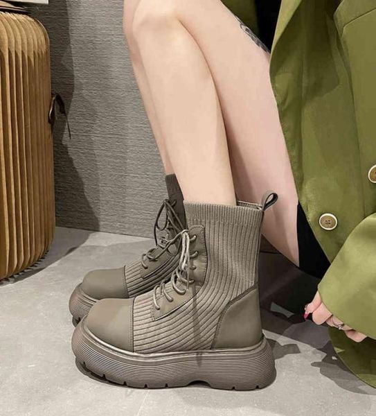 muffin thick bottom sleeve sock boots 2022 new spring and autumn lace up thin boots soft sole breathable single boots7554899, Black
muffin thick bottom sleeve sock boots 2022 new spring and autumn lace up thin boots soft sole breathable single boots7554899, Black