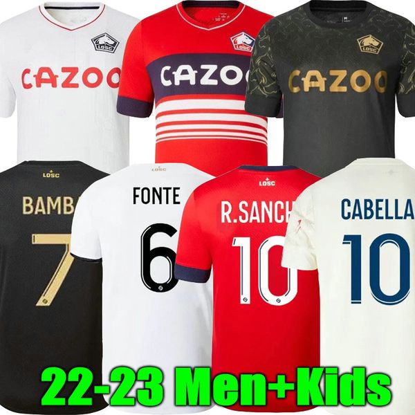 losc lille 2023 soccer jerseys cabella j david fonte bamba ounas football shirt 22 23 lille olympique m.bayo maillot kids kit zhegrova, Black;yellow
losc lille 2023 soccer jerseys cabella j david fonte bamba ounas football shirt 22 23 lille olympique m.bayo maillot kids kit zhegrova, Black;yellow