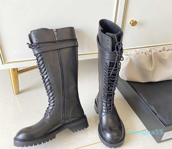 an family full cowhide autumn and winterlace up flat women knight long horse high boots4287448, Black
an family full cowhide autumn and winterlace up flat women knight long horse high boots4287448, Black