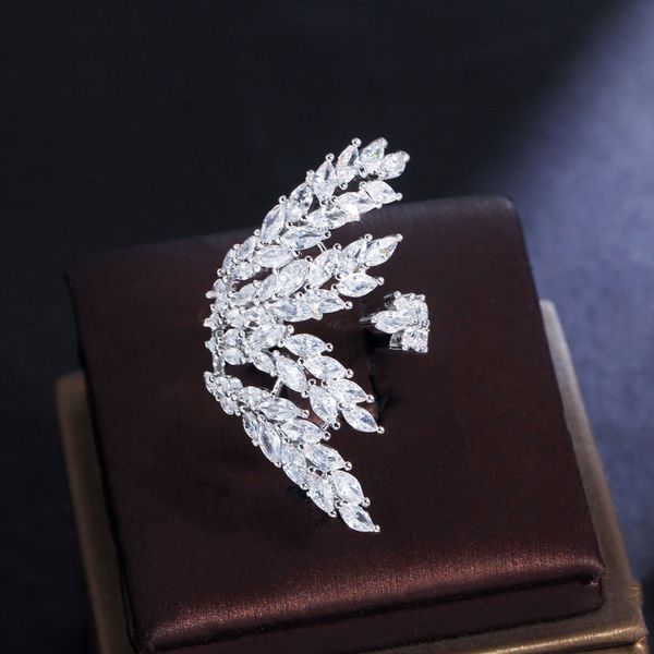 2023 handmade wedding rings luxury jewelry 18k white gold fill marquise cut white z cz diamond gemstones angle wings party women engagement, Slivery;golden
2023 handmade wedding rings luxury jewelry 18k white gold fill marquise cut white z cz diamond gemstones angle wings party women engagement, Slivery;golden