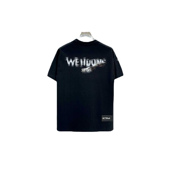 we11done niche trendy korean version short sleeved men and women loose fitting summer couple t-shirt welldone65, White;black
we11done niche trendy korean version short sleeved men and women loose fitting summer couple t-shirt welldone65, White;black