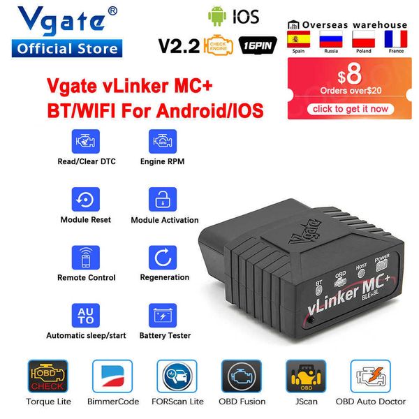 automotive repair kits vgate vlinker mc+ elm327 v2.2 bluetooth 4.0 obd2 scanner obd 2 wifi bimmercode forscan auto car diagnostic tools elm
automotive repair kits vgate vlinker mc+ elm327 v2.2 bluetooth 4.0 obd2 scanner obd 2 wifi bimmercode forscan auto car diagnostic tools elm