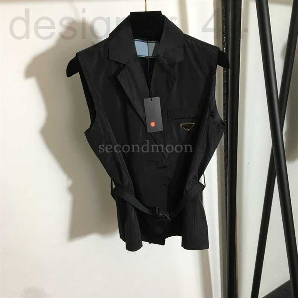 women's jackets designer women sleeveless badge vest lapel neck suit jacket spring summer breathable coats 2o3y, Black;brown
women's jackets designer women sleeveless badge vest lapel neck suit jacket spring summer breathable coats 2o3y, Black;brown