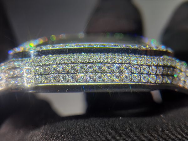 high-end watches, zircon, moissanite watches, swiss movement, waterproof 50m, handmade and customizable styles w18, Slivery;black
high-end watches, zircon, moissanite watches, swiss movement, waterproof 50m, handmade and customizable styles w18, Slivery;black