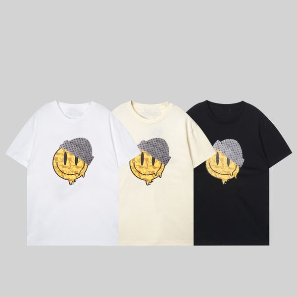 2023 designer men tide brand new summer funny printed round neck t-shirt womens casual popular short sleeve tees, White;black
2023 designer men tide brand new summer funny printed round neck t-shirt womens casual popular short sleeve tees, White;black