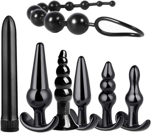 factory outlet pieces waterproof silicone docking plug suitable for women and men beginner happy bead training set toys black
factory outlet pieces waterproof silicone docking plug suitable for women and men beginner happy bead training set toys black