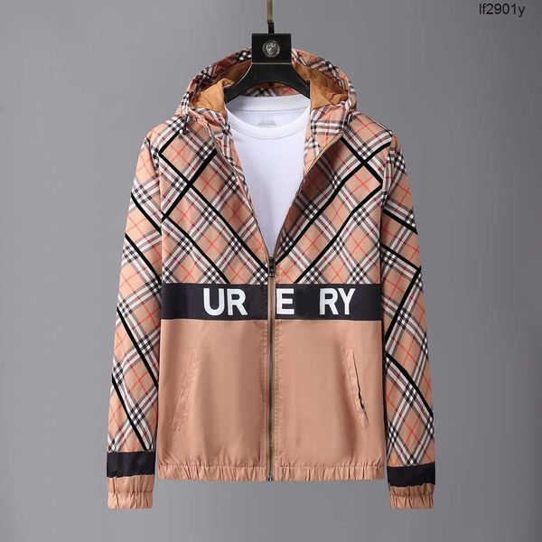 mens jacket designer black and white standup collar classic checked brand fashion multistyle hooded sport trench coat waterproof windproof c, Black;brown
mens jacket designer black and white standup collar classic checked brand fashion multistyle hooded sport trench coat waterproof windproof c, Black;brown