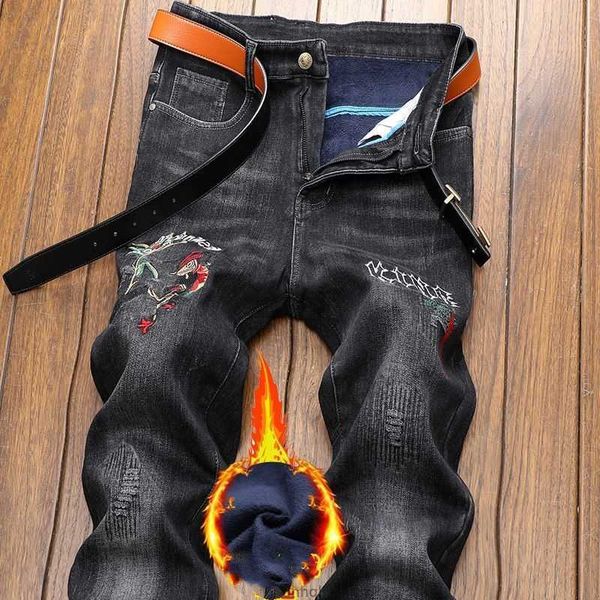 denim designer hole jeans ripped for men size 28-38 40 autumn winter plus velvet hip hop punk streetwear trousers73ygos07, Blue
denim designer hole jeans ripped for men size 28-38 40 autumn winter plus velvet hip hop punk streetwear trousers73ygos07, Blue