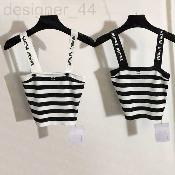 women's tanks & camis designer women stripe knits tsling vest summer breathable knitted fashion embroidered vests 6cqq, White
women's tanks & camis designer women stripe knits tsling vest summer breathable knitted fashion embroidered vests 6cqq, White