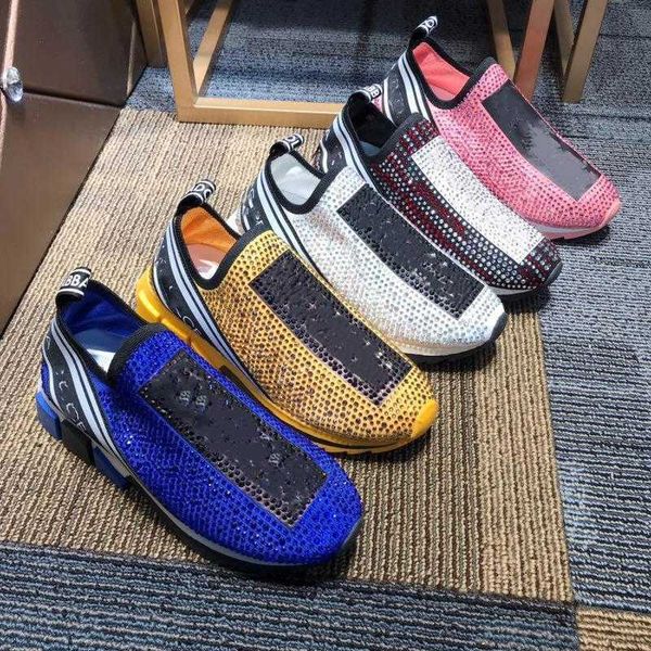 with box designer shoes designer shoes s -sorrento sneakers men fabric stretch jersey slip-on sneaker lady two-tone rubber micro sole breath, Black
with box designer shoes designer shoes s -sorrento sneakers men fabric stretch jersey slip-on sneaker lady two-tone rubber micro sole breath, Black