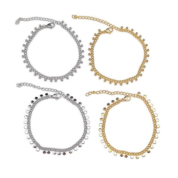 bangle 5pcs/lot gold stainless steel bracelet ball pendant round piece pendants bracelets for women beach holiday gift wholesale, Black
bangle 5pcs/lot gold stainless steel bracelet ball pendant round piece pendants bracelets for women beach holiday gift wholesale, Black