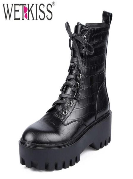 wetkiss genuine leather ankle boots stone print platform booties lace up zip wedges shoes women skid proof autumn boot 2106302972498, Black
wetkiss genuine leather ankle boots stone print platform booties lace up zip wedges shoes women skid proof autumn boot 2106302972498, Black