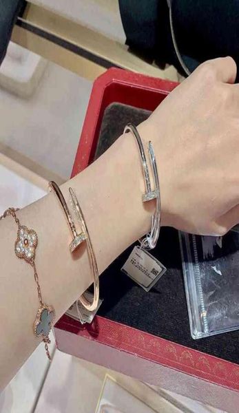 nail bracelet 18k rose gold diamond inlaid card home ins style fashion versatile classic star1260801, Silver
nail bracelet 18k rose gold diamond inlaid card home ins style fashion versatile classic star1260801, Silver