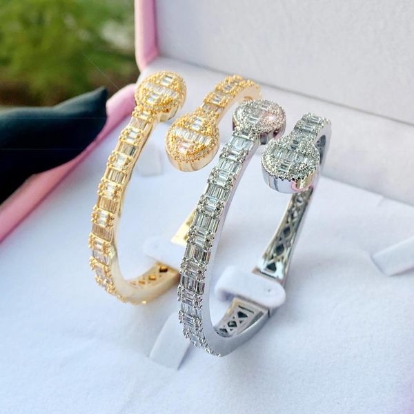 bangle full band cz paved opened oval charm bangle bracelet iced out bling baguette cz cubic zirconia jewelry for women men 7" 8", Black
bangle full band cz paved opened oval charm bangle bracelet iced out bling baguette cz cubic zirconia jewelry for women men 7" 8", Black