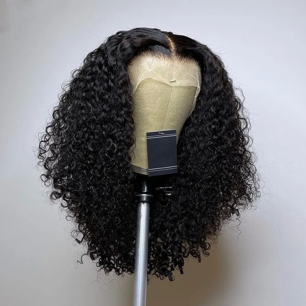 black color deep curly lace front synthetic hair frontal wig 180%density glueless wig for women preplucked
black color deep curly lace front synthetic hair frontal wig 180%density glueless wig for women preplucked