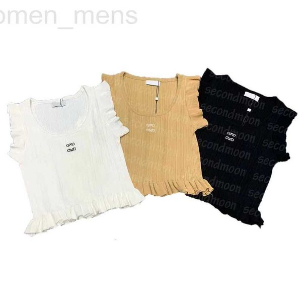women's t-shirt designer designer embroidered t shirt women knitted summer sleeveless knitting twoman tees 9u44, White
women's t-shirt designer designer embroidered t shirt women knitted summer sleeveless knitting twoman tees 9u44, White