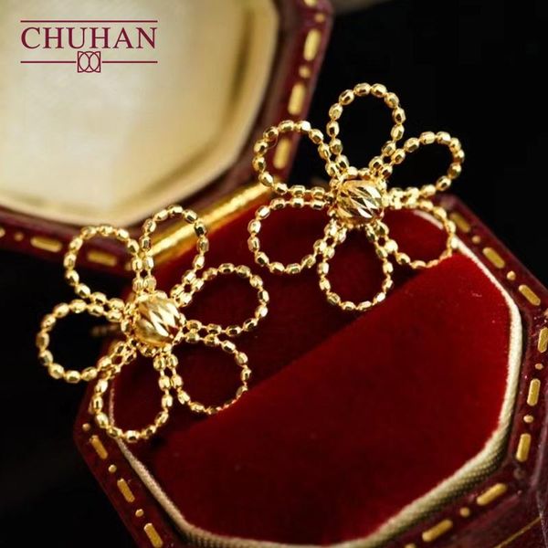 stud chuhan new flowers stud earrings real 18k gold will not deform delicate au750 gifts for women fine jewelry, Golden;silver
stud chuhan new flowers stud earrings real 18k gold will not deform delicate au750 gifts for women fine jewelry, Golden;silver