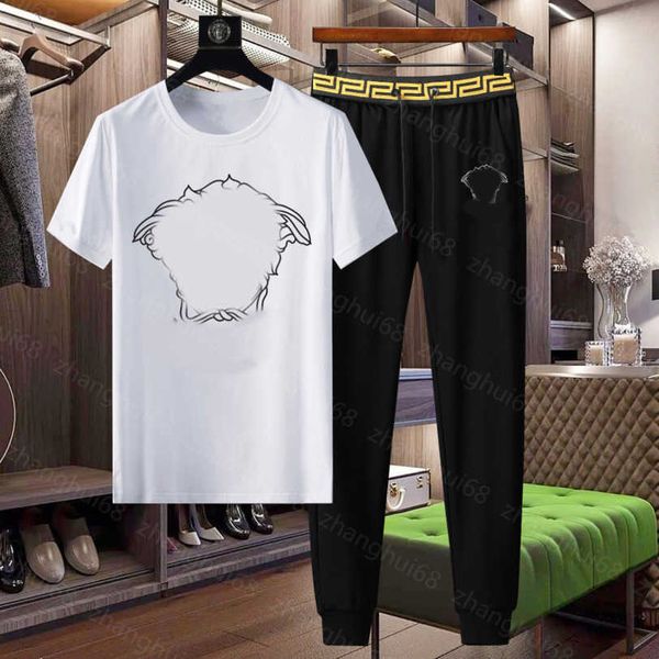 23ss mens designer tracksuit mens tracksuit round neck pure cotton letter print short sleeve t-shirt letter webbing elastic waist trousers s, Gray
23ss mens designer tracksuit mens tracksuit round neck pure cotton letter print short sleeve t-shirt letter webbing elastic waist trousers s, Gray