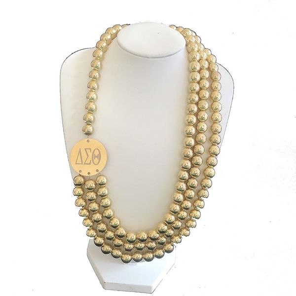 necklaces 2022 new handmade multi layers stainless steel golden pearl greek letters sorority aeo women choker jewelry, Silver
necklaces 2022 new handmade multi layers stainless steel golden pearl greek letters sorority aeo women choker jewelry, Silver
