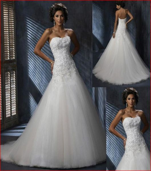 ball gown sweetheart wedding dress appliques beaded bridal wedding gown tulle lace up plus size6423482, White
ball gown sweetheart wedding dress appliques beaded bridal wedding gown tulle lace up plus size6423482, White