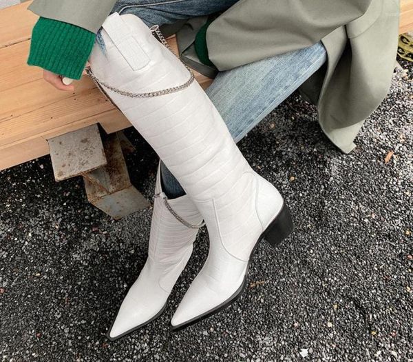 boots western women genuine leather knee high cowboy fashion pointed toe wedges long riding botas casual footwear8032100, Black
boots western women genuine leather knee high cowboy fashion pointed toe wedges long riding botas casual footwear8032100, Black
