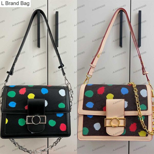 l brand bag dauphine chain wallet cross body bag yayoi kusama dots luxurys designers capucines bags, Black
l brand bag dauphine chain wallet cross body bag yayoi kusama dots luxurys designers capucines bags, Black