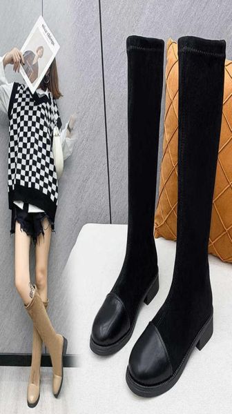 boots elastic long tube sock boots for women thigh high heel shoes winter below knee flat soled large size cavalry7638311, Black
boots elastic long tube sock boots for women thigh high heel shoes winter below knee flat soled large size cavalry7638311, Black