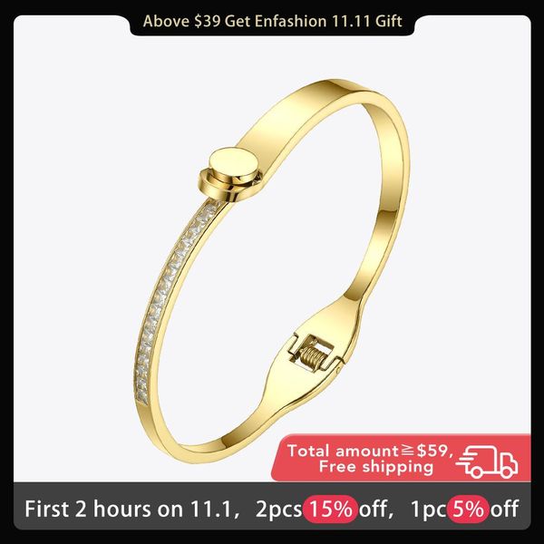 bangle enfashion elegant crystal cuff bracelets bangles gold color stainless steel lady bangles for women fashion jewelry 2020 b192037, Black
bangle enfashion elegant crystal cuff bracelets bangles gold color stainless steel lady bangles for women fashion jewelry 2020 b192037, Black