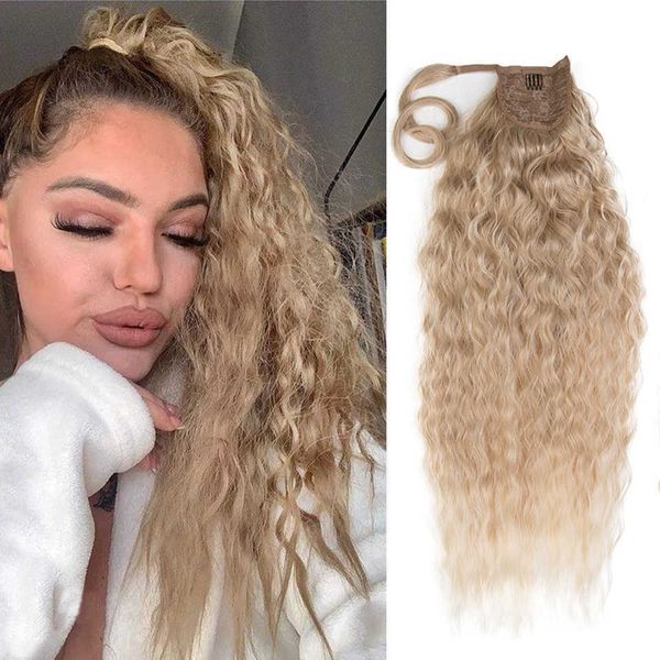 30 inch long curly ponytail wrap around ponytail clip in hair natural hairpiece headwear synthetic hair 230524, Black;brown
30 inch long curly ponytail wrap around ponytail clip in hair natural hairpiece headwear synthetic hair 230524, Black;brown
