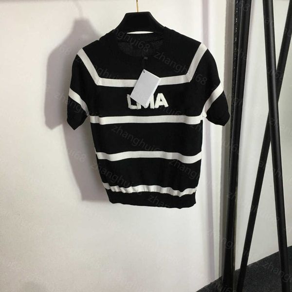 23ss womens designer clothing womens knits plush embroidered letter bump color striped short-sleeved sweater womens clothes, White
23ss womens designer clothing womens knits plush embroidered letter bump color striped short-sleeved sweater womens clothes, White