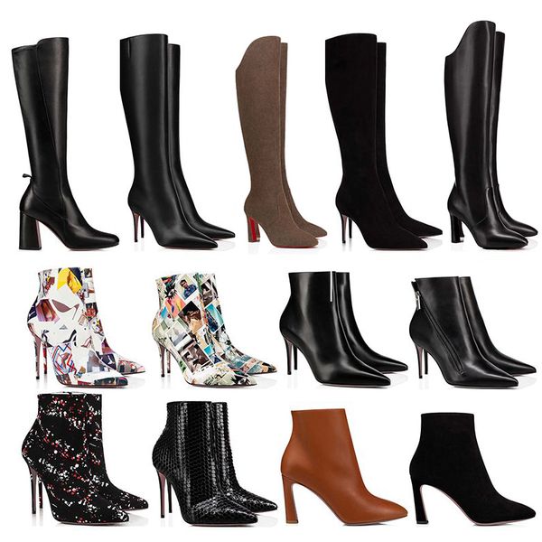 women boots ladies fasion boot designer womens ankle boots fur classic spring summer half thigh-high boots in office school party as a gift, Black
women boots ladies fasion boot designer womens ankle boots fur classic spring summer half thigh-high boots in office school party as a gift, Black