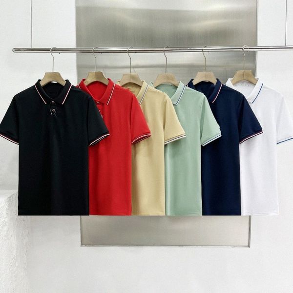 2023 designer summer new men's solid color short-sleeved polo shirt casual t-shirt loose lapel business shirt summer fashion 093d#, White;black
2023 designer summer new men's solid color short-sleeved polo shirt casual t-shirt loose lapel business shirt summer fashion 093d#, White;black