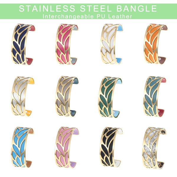 bangle cremo lotus fashion bracelets gold femme manchette interchangeable love stainless steel jewelry women 13 color pulseras, Black
bangle cremo lotus fashion bracelets gold femme manchette interchangeable love stainless steel jewelry women 13 color pulseras, Black