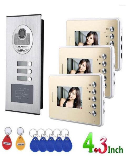 video door phones 43inch 3 apartmentfamily phone intercom system rfid ircut hd 1000tvl camera doorbell with button5294404
video door phones 43inch 3 apartmentfamily phone intercom system rfid ircut hd 1000tvl camera doorbell with button5294404